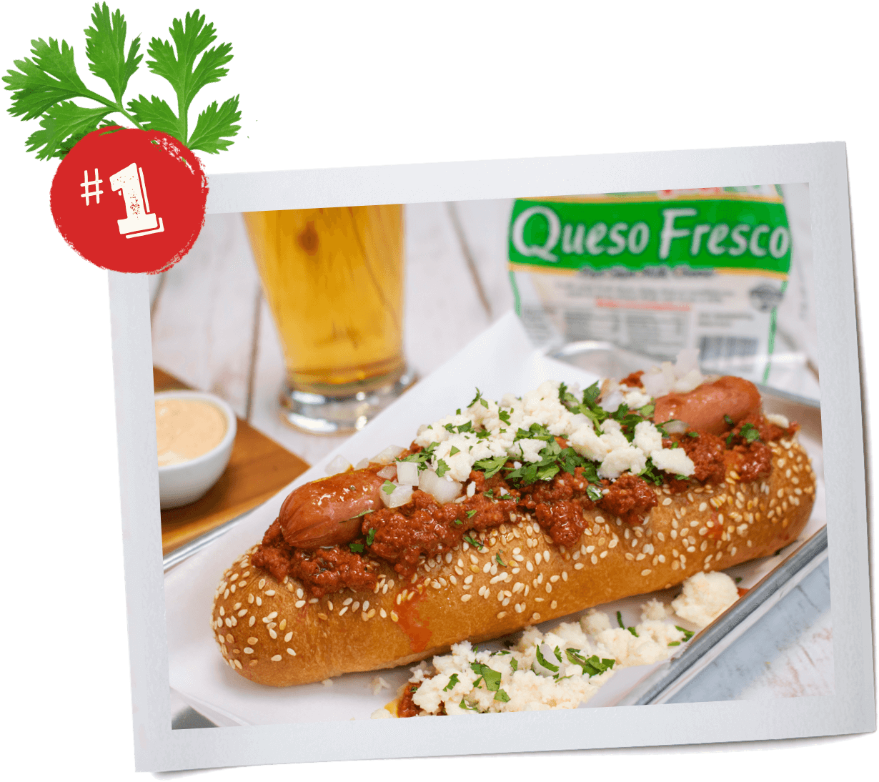 Cacique Queso  Fresco Chorizo Dog