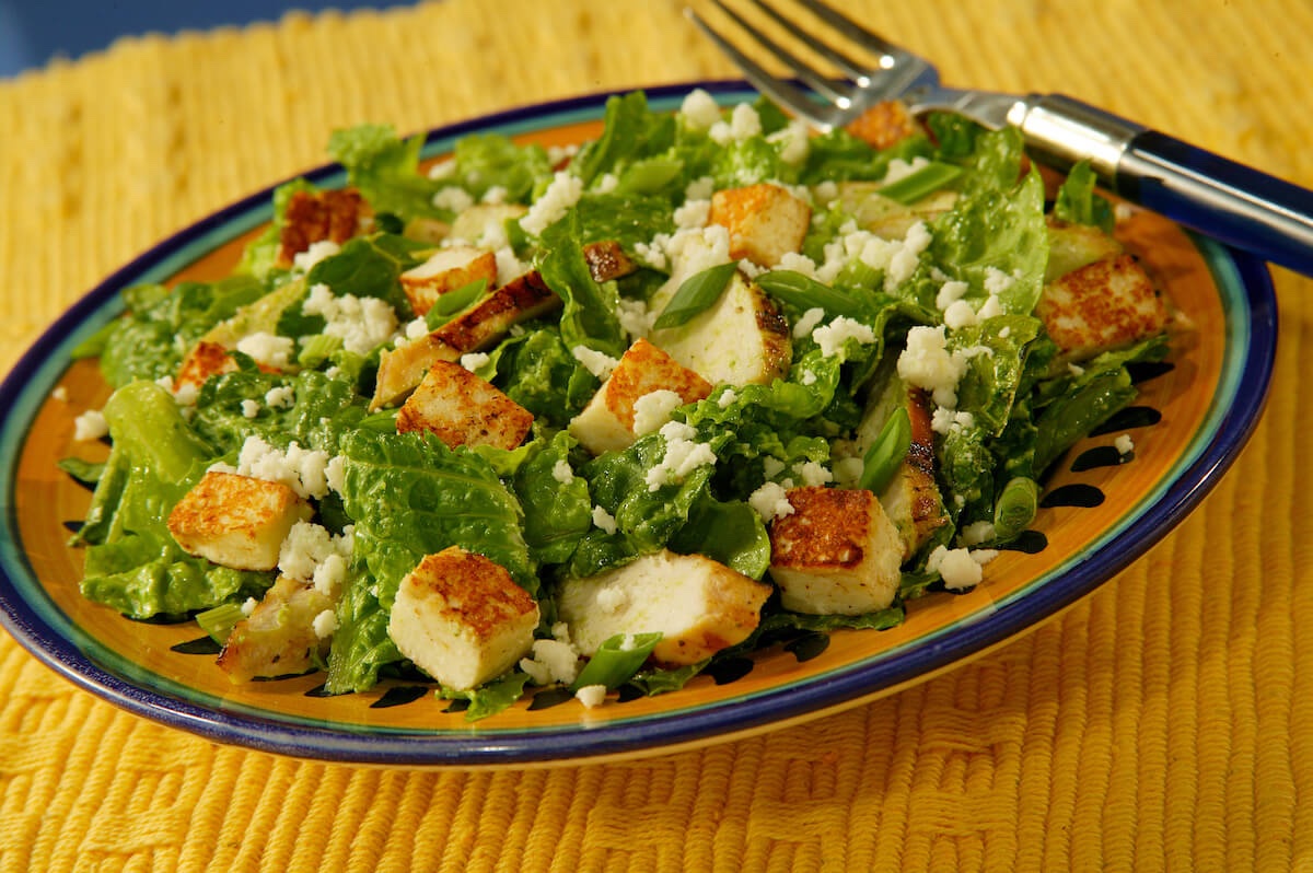 Chicken Caesar Salad with Cotija