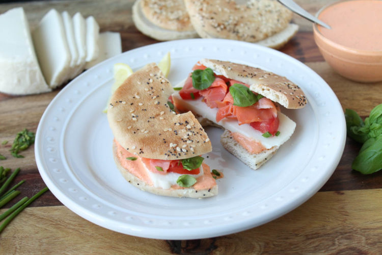 Smoked Salmon Bagel Sandwich Cacique® Inc.