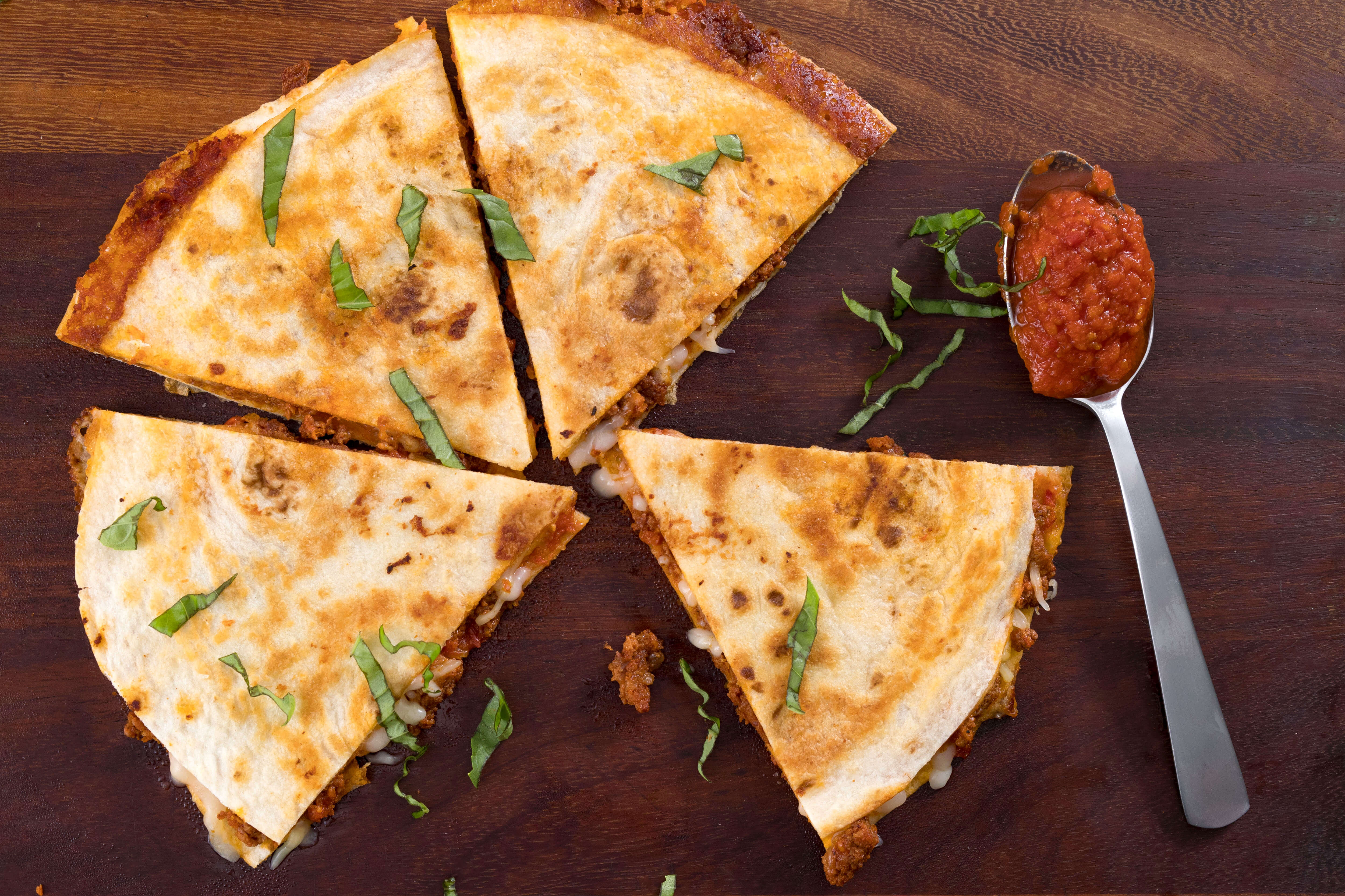 Chorizo Pizza Quesadilla | Cacique® Inc.