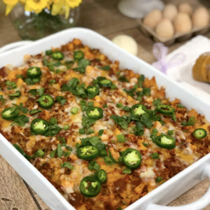 Enchilada Breakfast Casserole