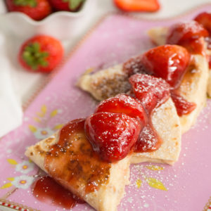 Strawberry Cheesecake Quesadilla