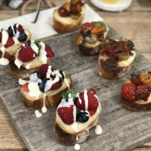 Sweet & Savory Bruschetta