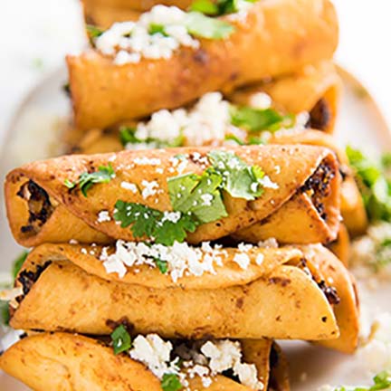 Mini Chicken Taquitos