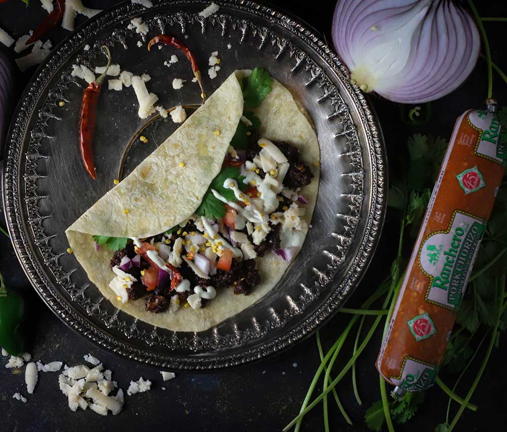 BBQ Pork Chorizo Quesadillas