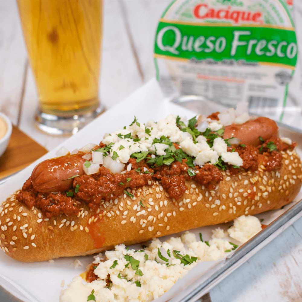 Cacique® Queso Fresco Chorizo Dog