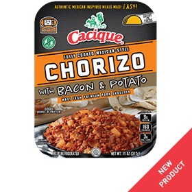 Fully Cooked Chorizo With Bacon & Potato