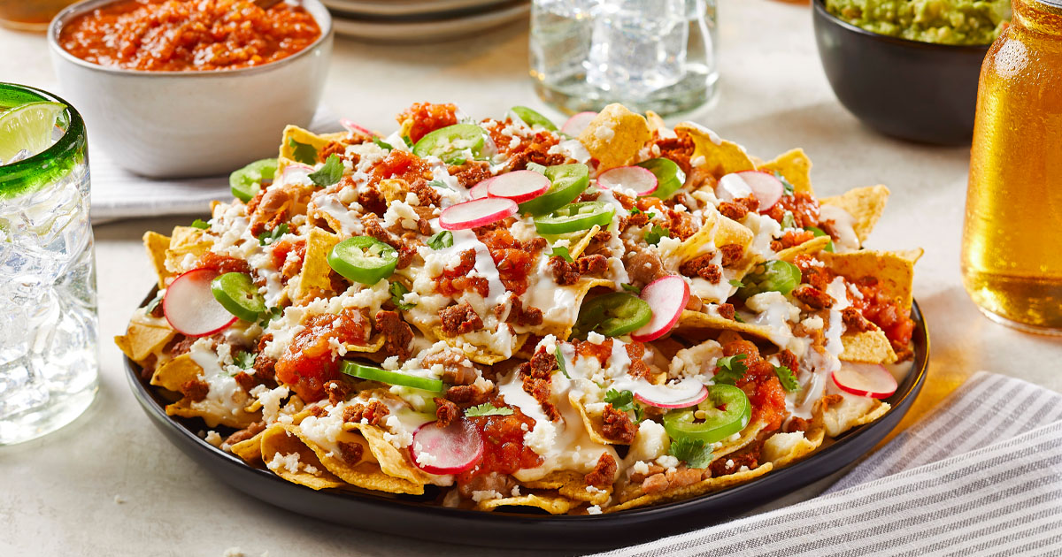 Loaded Chorizo Nachos Recipe | Cacique
