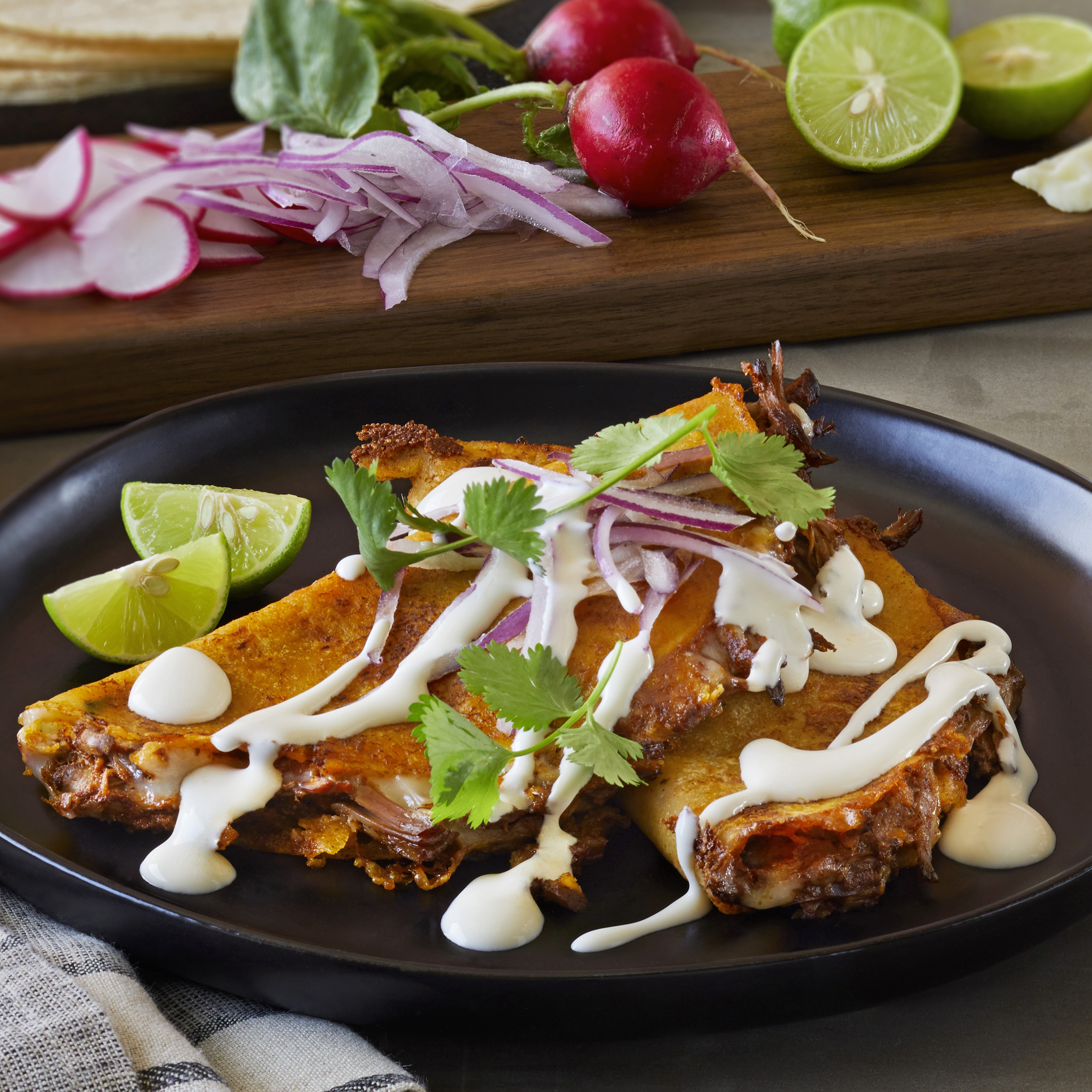 Beef Short Rib Birria Quesatacos