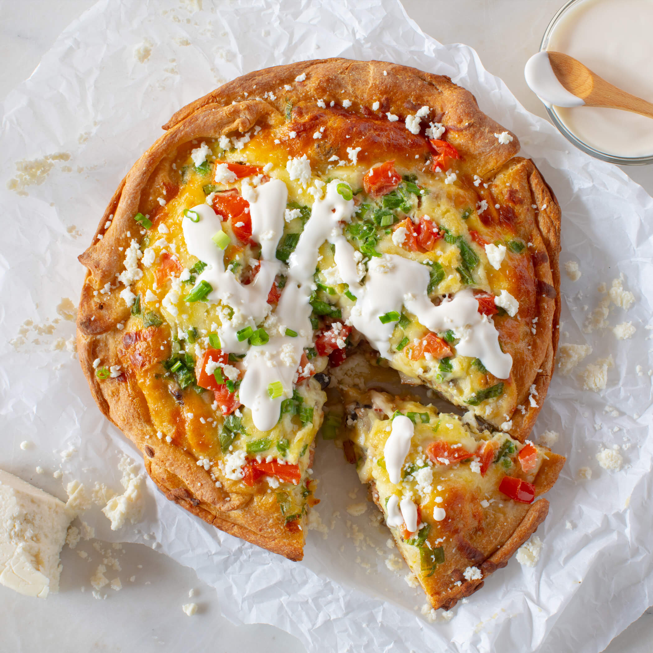 Bacon & Queso Fresco Frittata