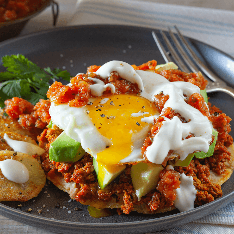 Chorizo Huevos Rancheros Tostadas