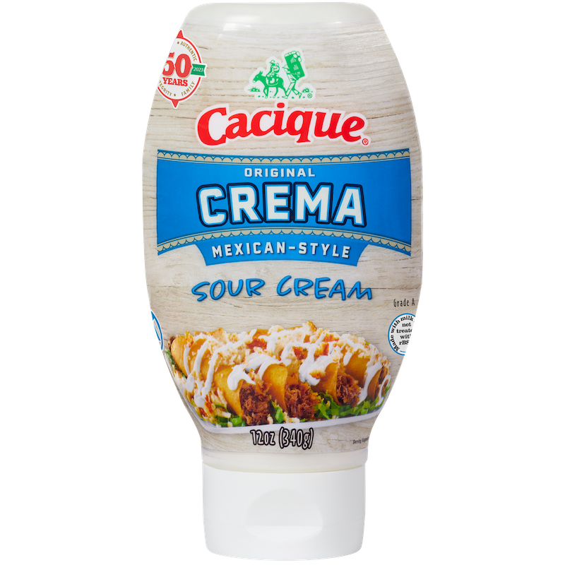 Sour creams with Mexican-style flavors