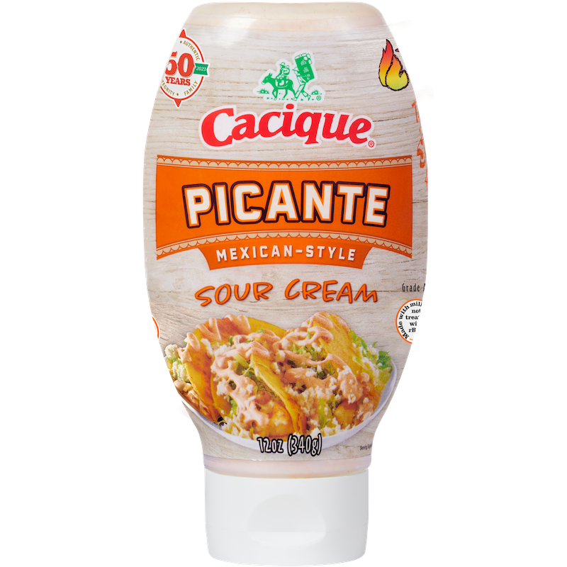 Sour creams with Mexican-style flavors