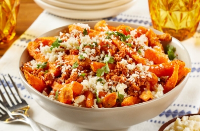 photo of Cacique Cheesy Chorizo Fries plate