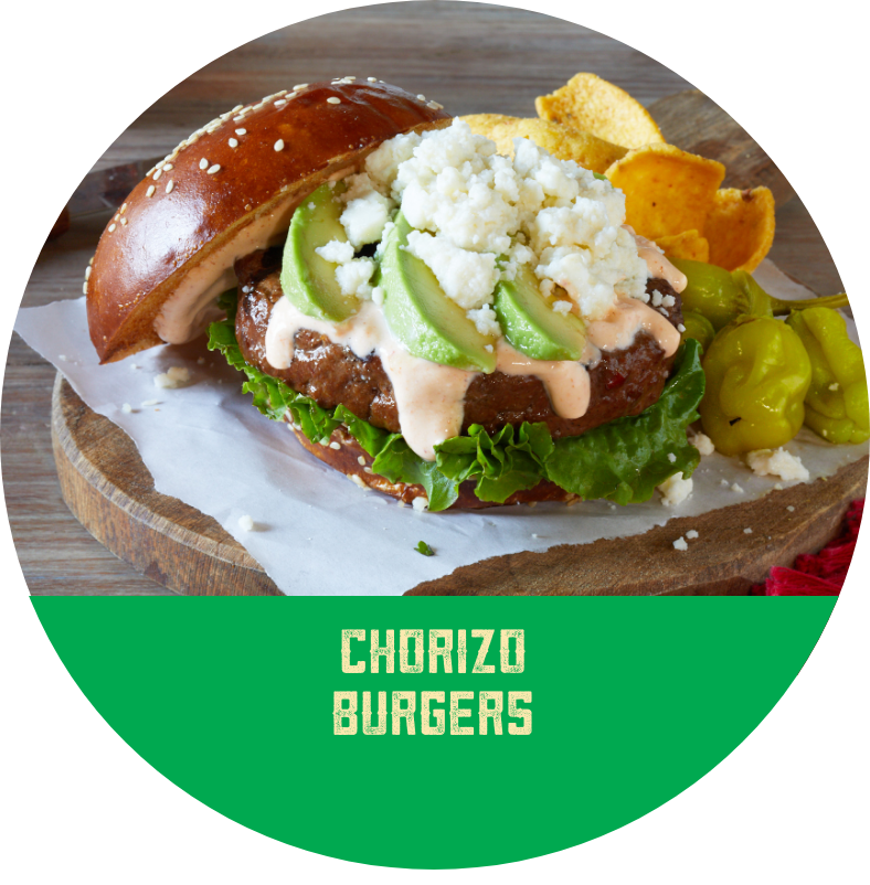 Chorizo Burgers