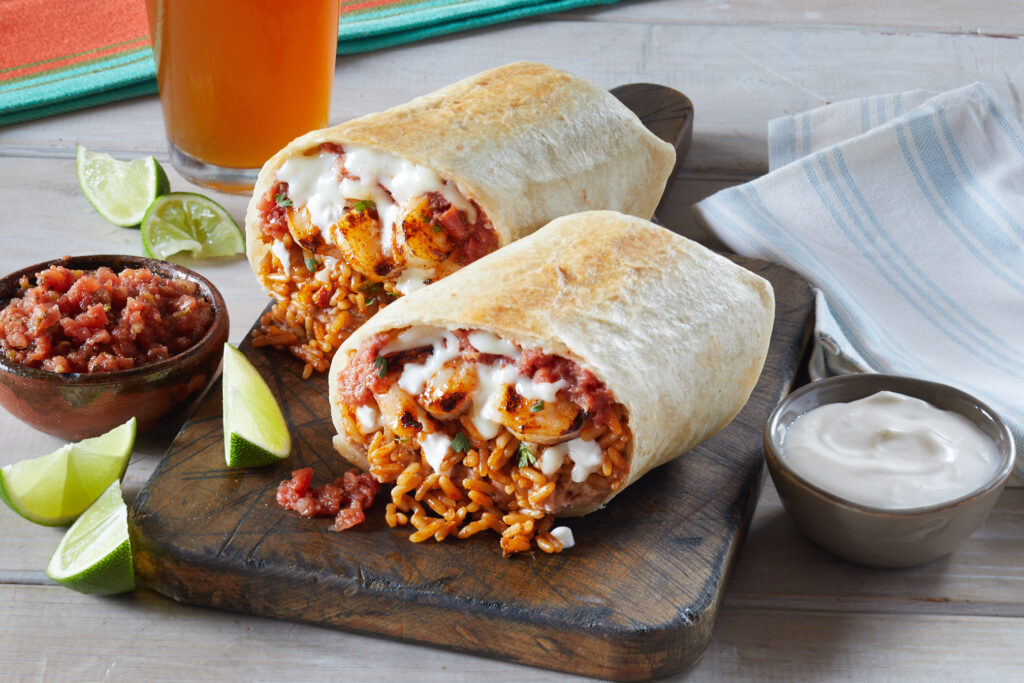 Grilled Shrimp Burritos Cacique® Inc.